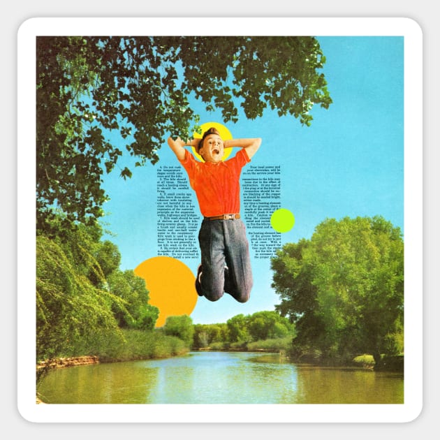 Jump! Sticker by deardross